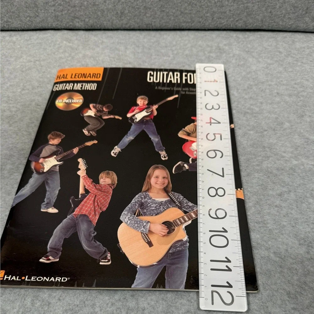 Hal Leonard Guitar for Kids Method Book w CD Beginner Acoustic Electric Beginner